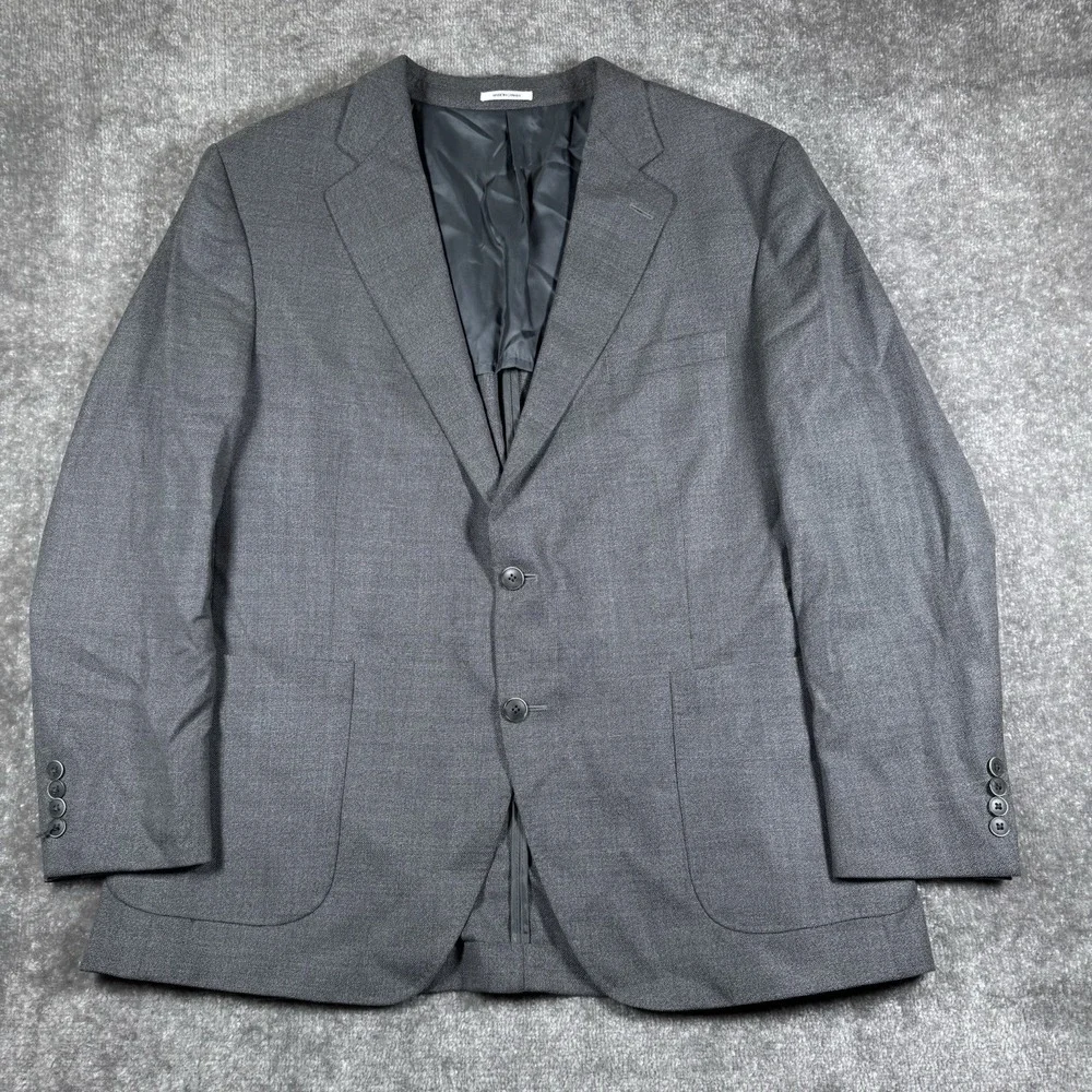 Peter Millar Blazer Jacket Men's 46R Gray Wool